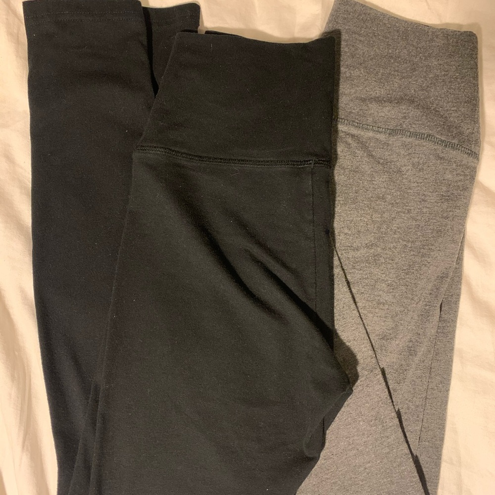 2 pairs aerie high waisted leggings bundle
